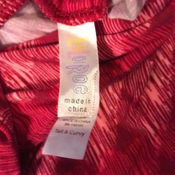 LuLaRoe Tall & Curvy leggings NWT - Picture 3 of 6